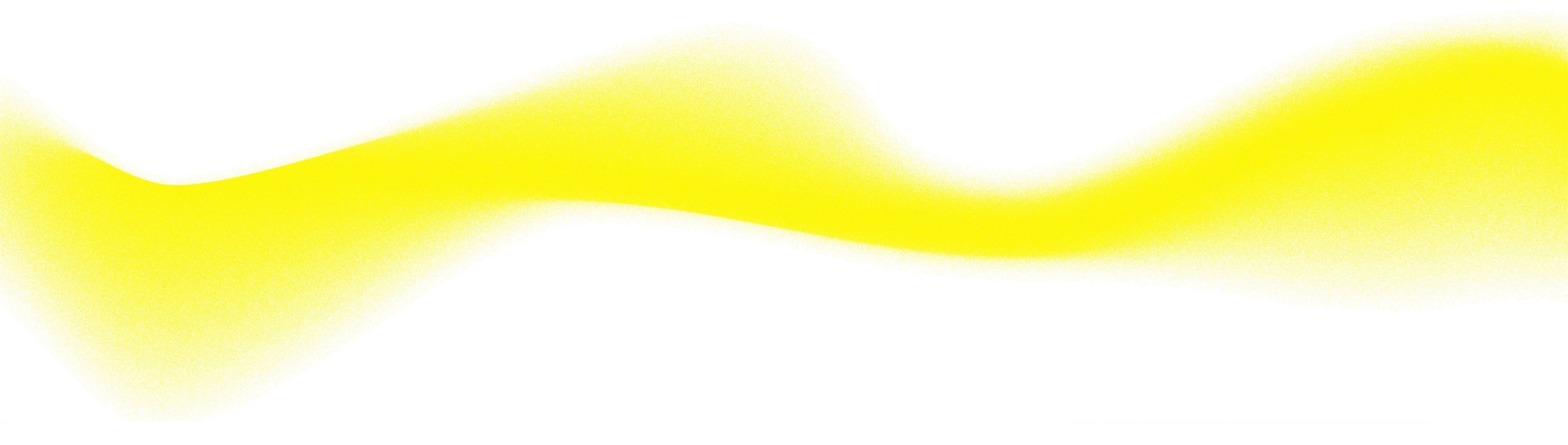 A soft flowing yellow gradient wave representing soothing body lotions in a clean white background design